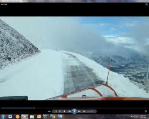 Snowplowing Trail Ridge Road Near Highpoint October 1, 2014 Courtesy RMNP