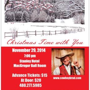 Brad Fitch and Friends performs Christmas melodies, Denver hits at Stanley&nbsp;Hotel