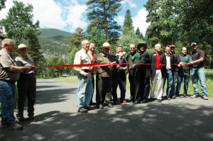 Old Fall River Road Ribbon Cutting 2015