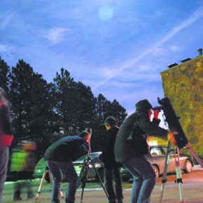 Group gathers to learn about sky, stars, moon,&nbsp;planets