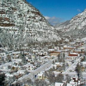 Winter in Ouray means ice, snow,&nbsp;steam